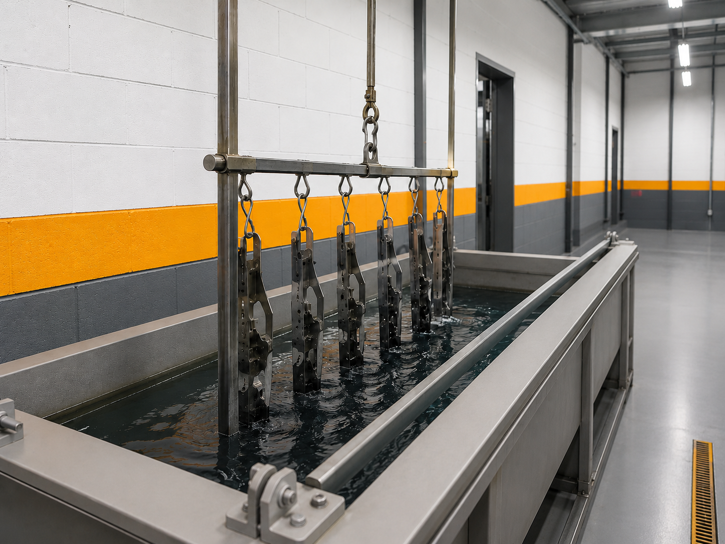 Magnesium phosphate coating line