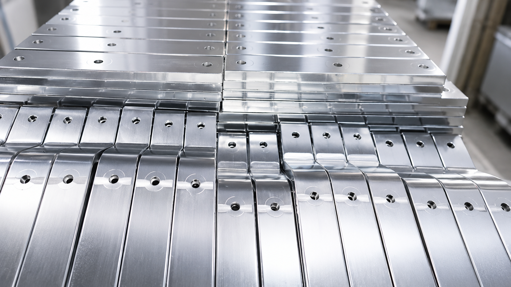 Finished plated metal components