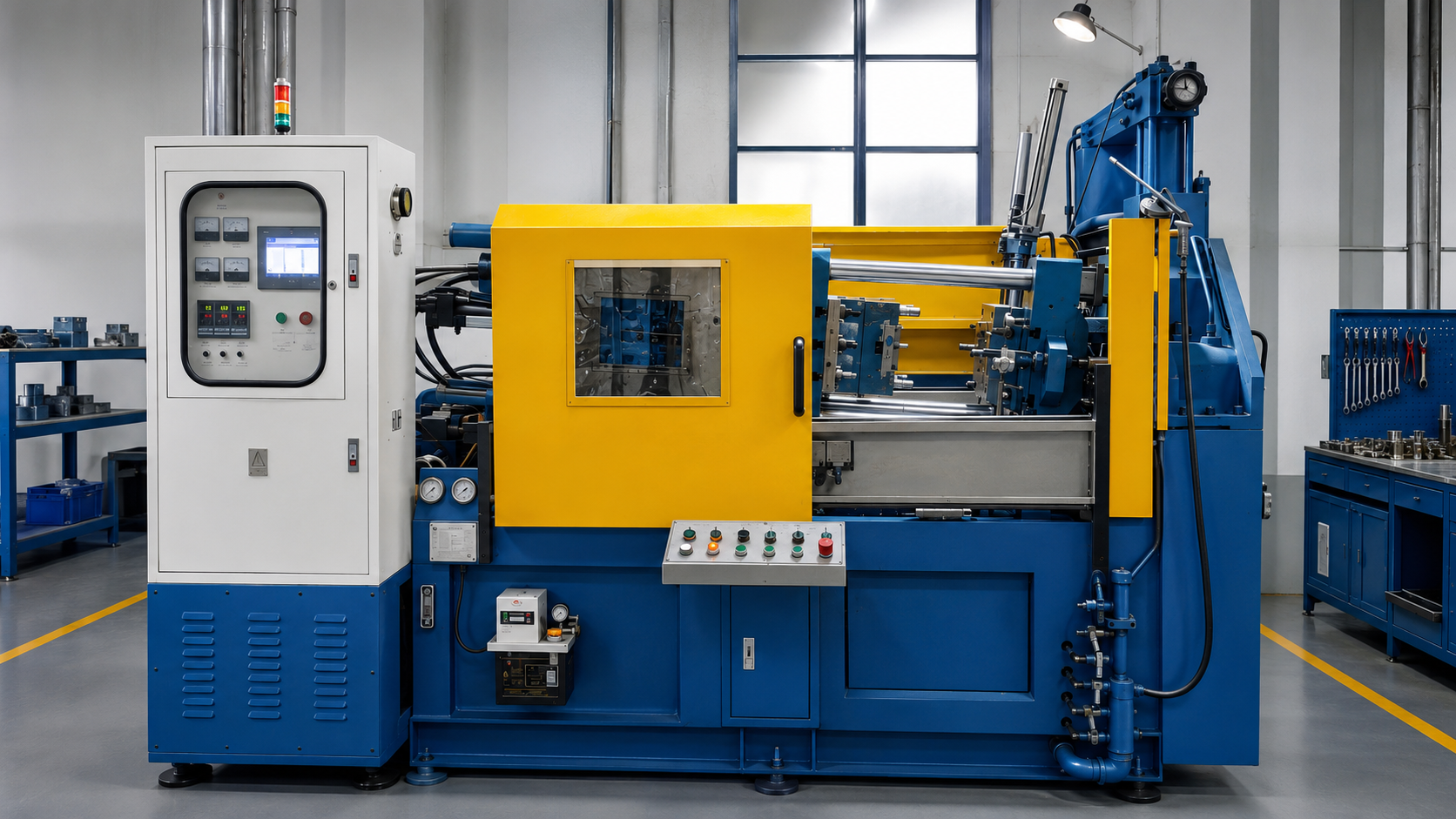 Zinc die casting machine